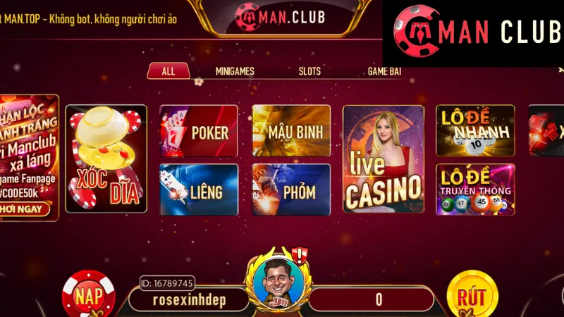 ManClub Esbit - Đánh Giá Về ManClub Uy Tín Chất Lượng Hàng Đầu 2 Tại sao ManClub lại thu hút người chơi?